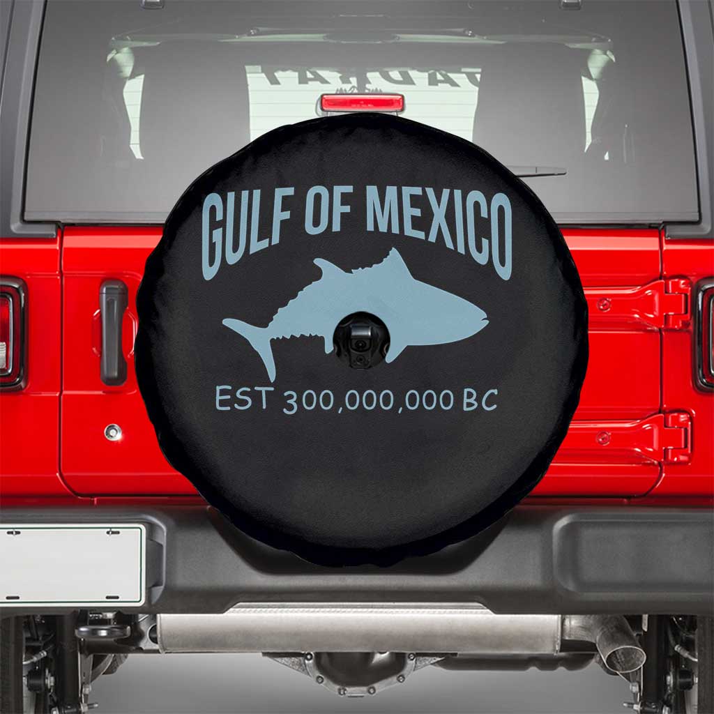 Gulf of Mexico Spare Tire Cover Est 300,000,000 BC Funny Tuna
