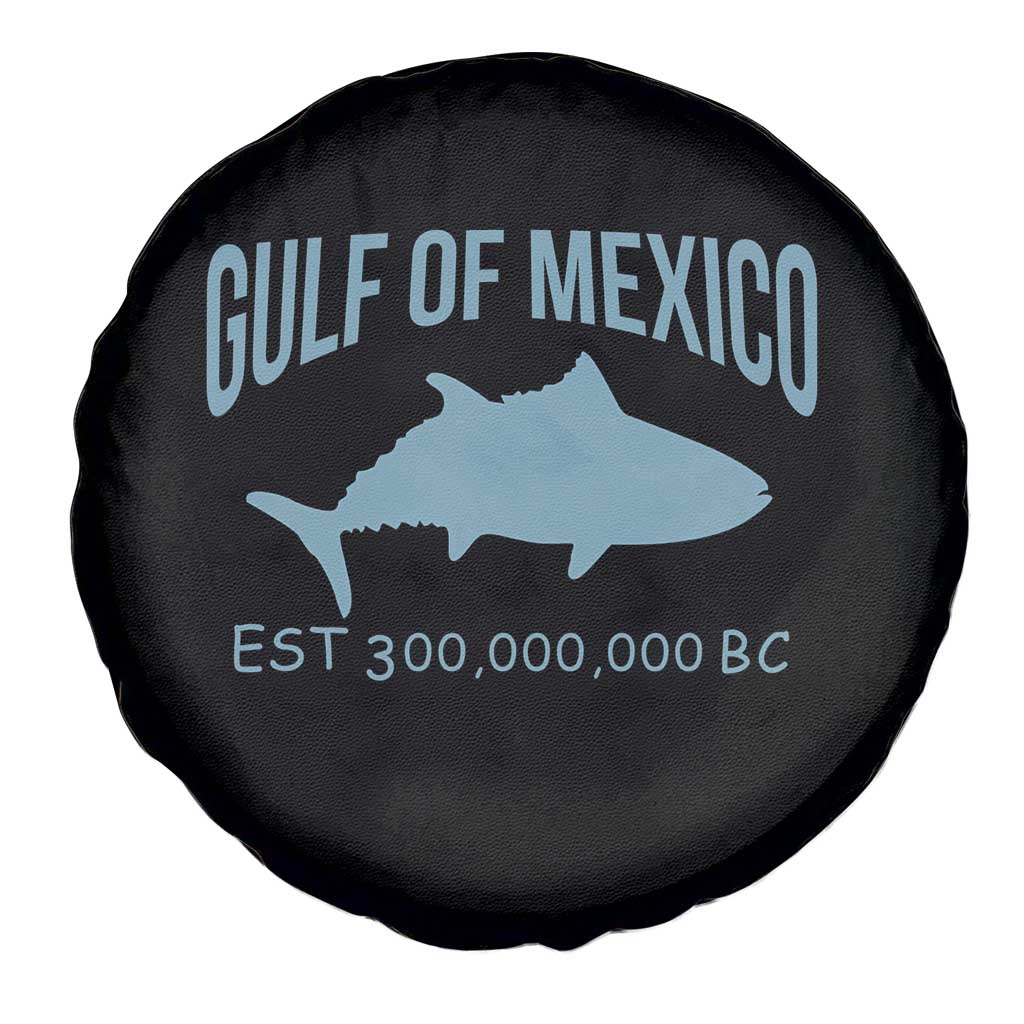 Gulf of Mexico Spare Tire Cover Est 300,000,000 BC Funny Tuna