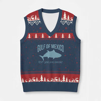 Gulf of Mexico V-Neck Knit Sweater Vest Est 300,000,000 BC Funny Tuna - Wonder Print Shop