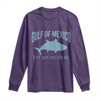 Gulf of Mexico Long Sleeve Shirt Est 300,000,000 BC Funny Tuna