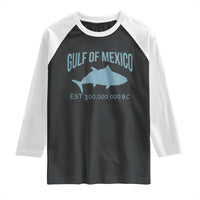 Gulf of Mexico Raglan Shirt Est 300,000,000 BC Funny Tuna