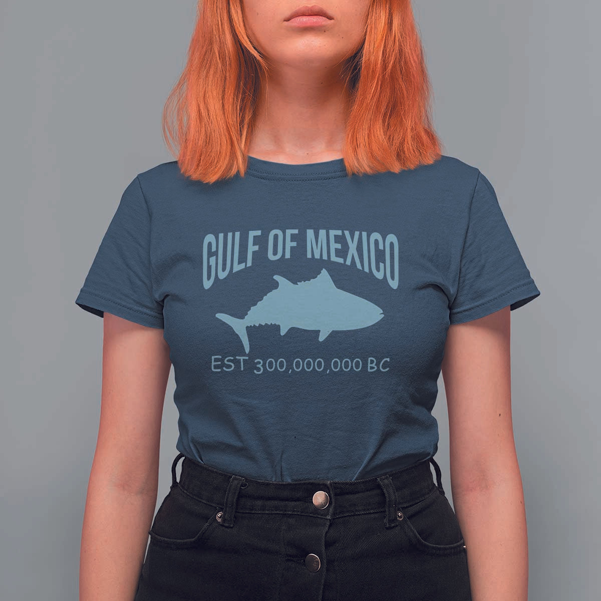 Gulf of Mexico T Shirt For Women Est 300,000,000 BC Funny Tuna