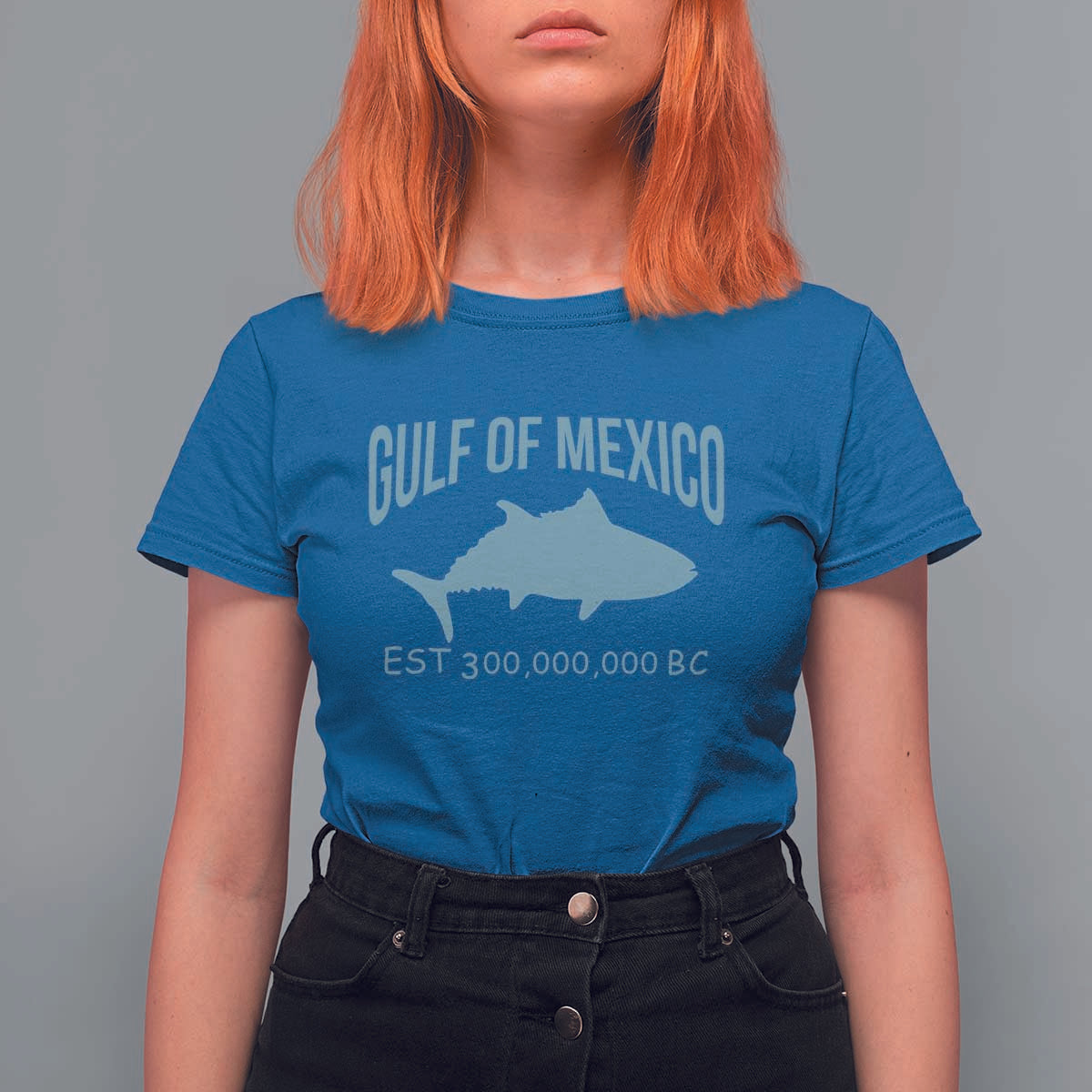Gulf of Mexico T Shirt For Women Est 300,000,000 BC Funny Tuna