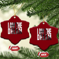 Martin Luther King MLK Day Ceramic Ornament I Am The Dream Black King Power Black History Month - Wonder Print Shop