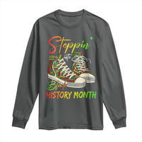 Stepping Into Black History Month Long Sleeve Shirt Sneakers