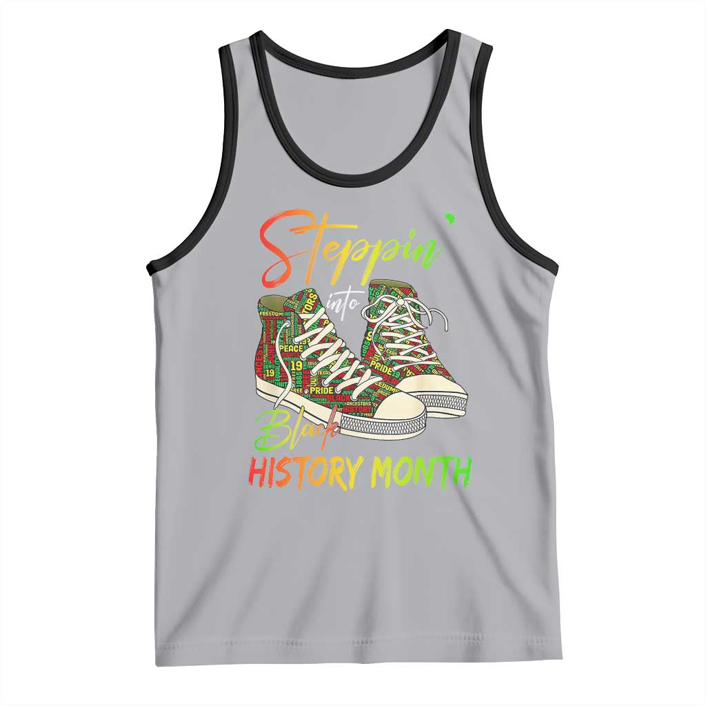 Stepping Into Black History Month Tank Top Sneakers