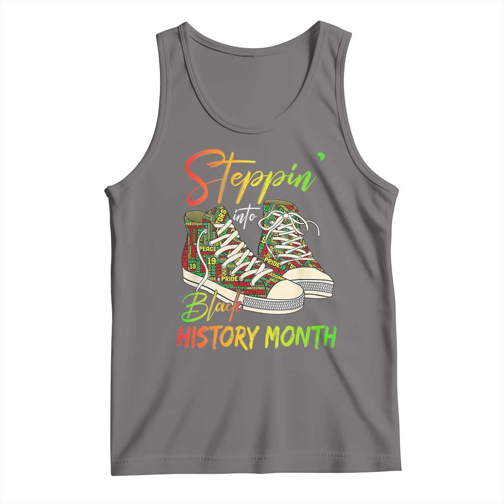 Stepping Into Black History Month Tank Top Sneakers