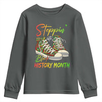 Stepping Into Black History Month Youth Sweatshirt Sneakers