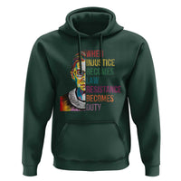 RBG Quote Hoodie When Injustice Becomes Law Resistance Becomes Duty