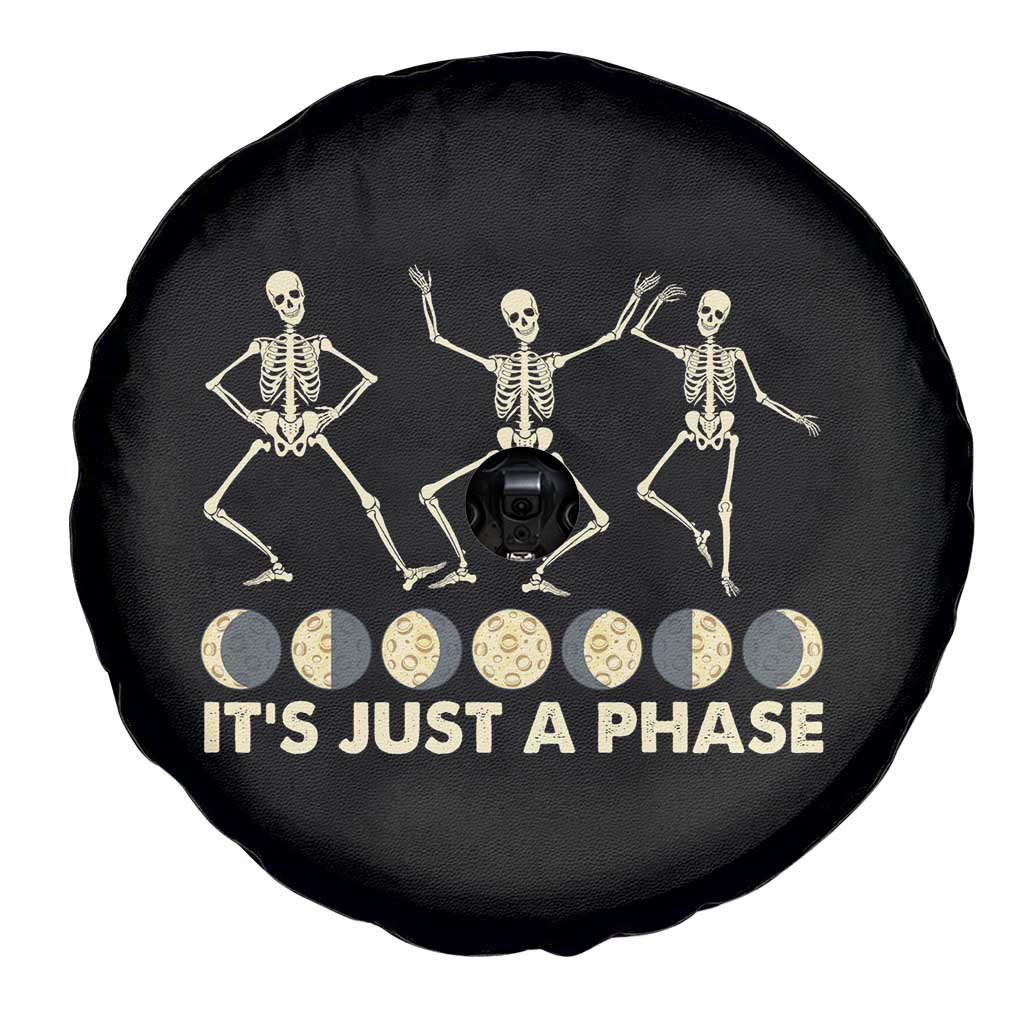 Dancing Skeleton Spare Tire Cover It's Just A Phase Moon Celestial Cycle Phases Of The Moon Astronomy