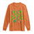 Funny Nurse St Patricks Day Long Sleeve Shirt Nursing Stethoscope Green Clover Shamrock