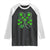 Funny Nurse St Patricks Day Raglan Shirt Nursing Stethoscope Green Clover Shamrock