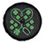 Funny Nurse St Patricks Day Spare Tire Cover Nursing Stethoscope Green Clover Shamrock