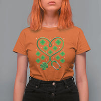 Funny Nurse St Patricks Day T Shirt For Women Nursing Stethoscope Green Clover Shamrock - Wonder Print Shop
