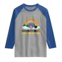 Funny Labor and Delivery St Patricks Day Raglan Shirt Delivering The Cutiest Little Lucky Charm