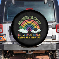 Funny Labor and Delivery St Patricks Day Spare Tire Cover Delivering The Cutiest Little Lucky Charm