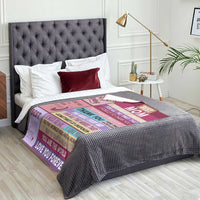 Best Mom Ever Maroon Throw Blanket To My Mom Meaningful Gift for Mother's Day