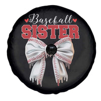 Baseball Sister Spare Tire Cover Soft Ball Game Day Dripping Ice Cream Coquette Bow
