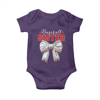 Baseball Sister Baby Onesie Soft Ball Game Day Dripping Ice Cream Coquette Bow