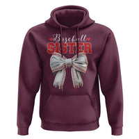 Baseball Sister Hoodie Soft Ball Game Day Dripping Ice Cream Coquette Bow