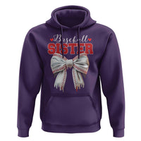 Baseball Sister Hoodie Soft Ball Game Day Dripping Ice Cream Coquette Bow