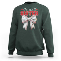 Baseball Sister Sweatshirt Soft Ball Game Day Dripping Ice Cream Coquette Bow