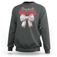 Baseball Sister Sweatshirt Soft Ball Game Day Dripping Ice Cream Coquette Bow