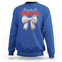 Baseball Sister Sweatshirt Soft Ball Game Day Dripping Ice Cream Coquette Bow