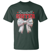 Baseball Sister T Shirt Soft Ball Game Day Dripping Ice Cream Coquette Bow