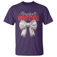 Baseball Sister T Shirt Soft Ball Game Day Dripping Ice Cream Coquette Bow
