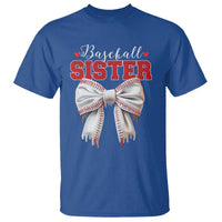 Baseball Sister T Shirt Soft Ball Game Day Dripping Ice Cream Coquette Bow