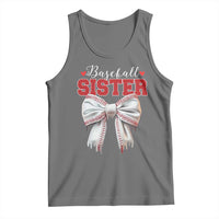 Baseball Sister Tank Top Soft Ball Game Day Dripping Ice Cream Coquette Bow