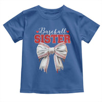 Baseball Sister Toddler T Shirt Soft Ball Game Day Dripping Ice Cream Coquette Bow