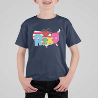 Read Lover America Map T Shirt For Kid National Reading Month Bookish Book Lovers