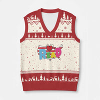 Read Lover America Map V-Neck Knit Sweater Vest National Reading Month Bookish Book Lovers - Wonder Print Shop