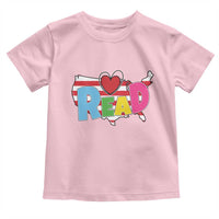 Read Lover America Map Toddler T Shirt National Reading Month Bookish Book Lovers
