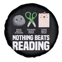 Nothing Beats Reading Spare Tire Cover Rock Paper Scissors Read Book Lovers