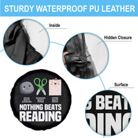 Nothing Beats Reading Spare Tire Cover Rock Paper Scissors Read Book Lovers