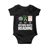 Nothing Beats Reading Baby Onesie Rock Paper Scissors Read Book Lovers