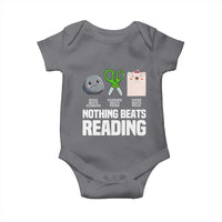 Nothing Beats Reading Baby Onesie Rock Paper Scissors Read Book Lovers