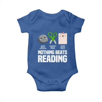 Nothing Beats Reading Baby Onesie Rock Paper Scissors Read Book Lovers