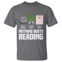 Nothing Beats Reading T Shirt Rock Paper Scissors Read Book Lovers