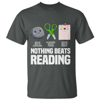 Nothing Beats Reading T Shirt Rock Paper Scissors Read Book Lovers