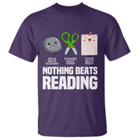 Nothing Beats Reading T Shirt Rock Paper Scissors Read Book Lovers
