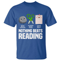 Nothing Beats Reading T Shirt Rock Paper Scissors Read Book Lovers