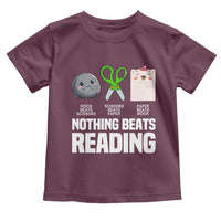 Nothing Beats Reading Toddler T Shirt Rock Paper Scissors Read Book Lovers