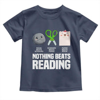 Nothing Beats Reading Toddler T Shirt Rock Paper Scissors Read Book Lovers
