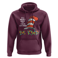Autism Awareness Hoodie Why Fit In When You Were Born To Stand Out Cat In Hat