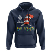 Autism Awareness Hoodie Why Fit In When You Were Born To Stand Out Cat In Hat