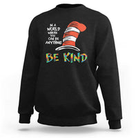 Autism Awareness Sweatshirt Why Fit In When You Were Born To Stand Out Cat In Hat